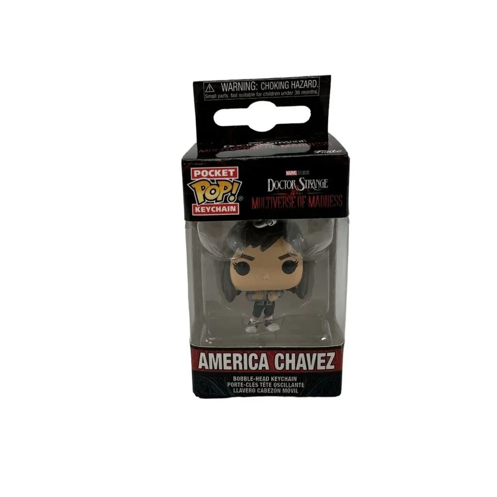 Funko Pop! Keychain Lot: America Chavez, Gorr, & Kingo - Marvel Multiverse Madne